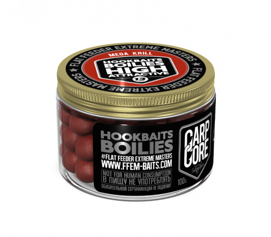 FFEM HOOKBAITS BOILIES MEGA KRILL 13MM