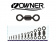 OWNER Вертлюг Stainless Barrel Swivel №4 10шт