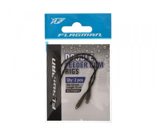 FLAGMAN Амортизатор для фидера Feeder Gum Rig Ready 12cм d0,8мм 2шт