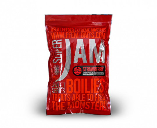 FFEM Super Jam Boilies Strawberry 20mm
