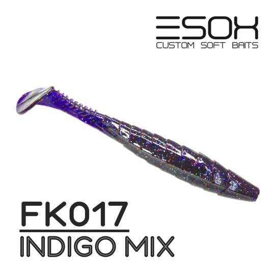 Gekasa 5" (127мм) 4шт. FK017 Indigo Mix