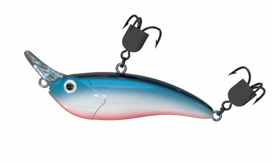 Приманка Zomber RELIGA Kite (синий/серебристый)