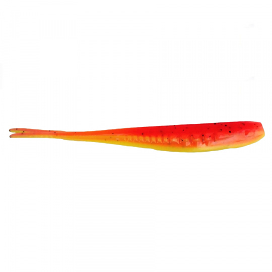 Приманка ZUB-HORDA SLAG 144мм(5,6")-4шт, (цвет 023) розовый вех-желтый низ