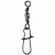 Застежка с вертлюжком Mikado Fastlock № 16, тест 7 кг. (10 шт.)