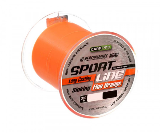 CARP PRO Леска Sport Line Fluo Orange 300м 0,310мм