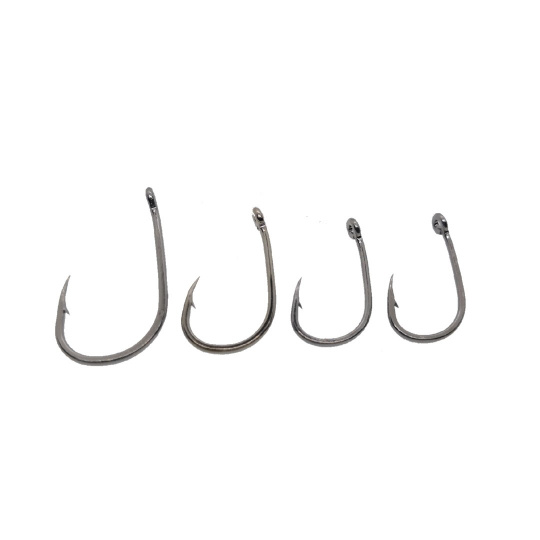 Крючки карповые CarpHunter WIDE GAPE №4 (black nickel) (10 шт.)