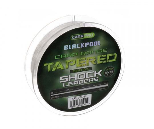 CARP PRO Лидер Blackpool Carp Tapered Mono 0,255-0,56мм 5х15м